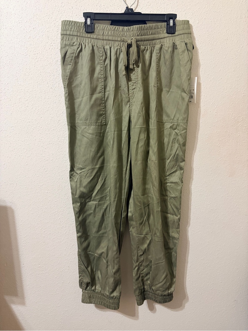 a new day Olive Green Drawstring Joggers